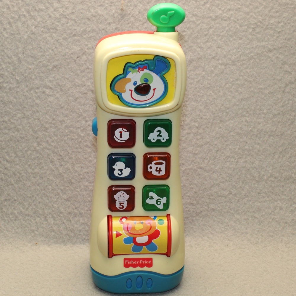 Fisher-Price Toy Phone 1999 Musical Light Up Remote Vintage Y2K Kid Tested Works